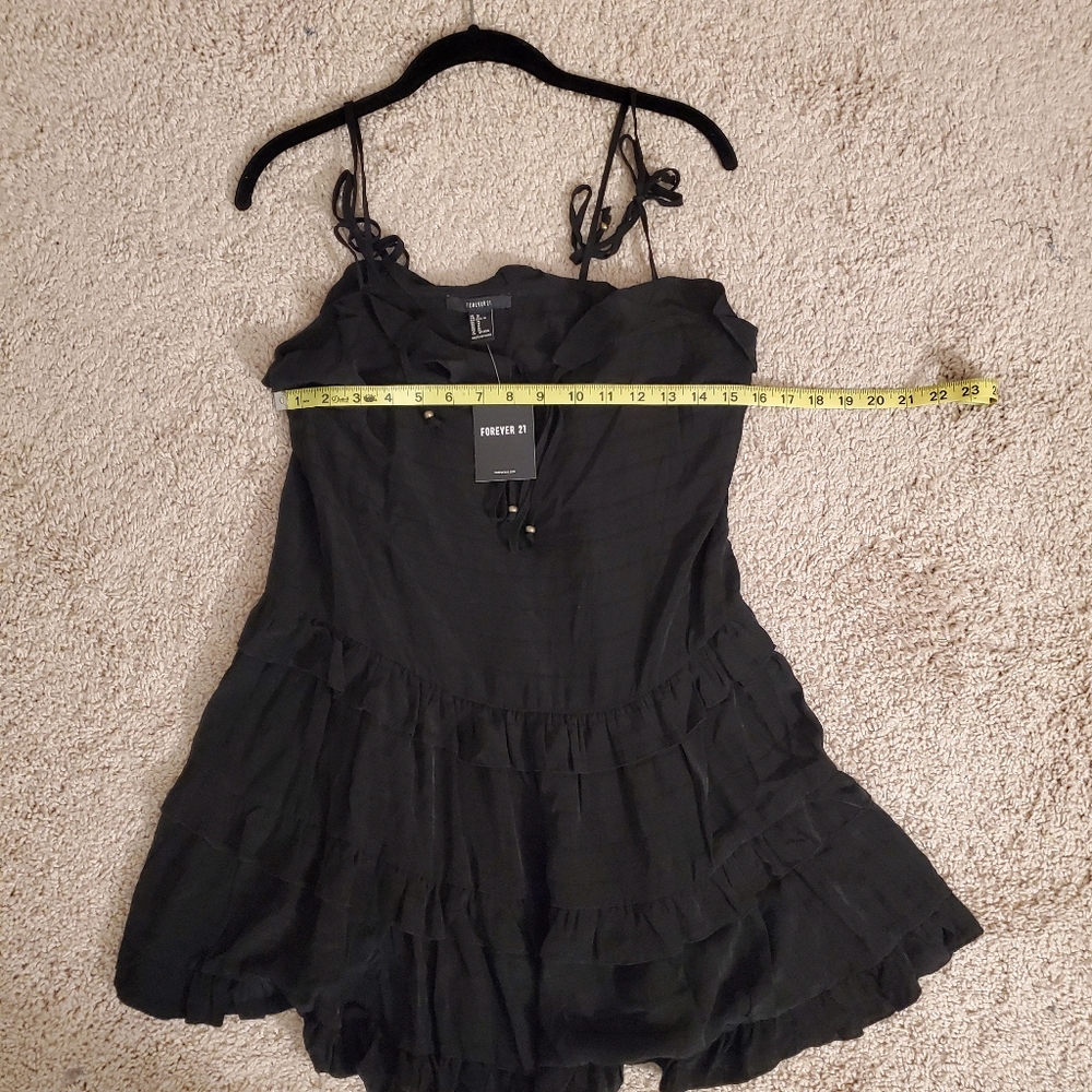 Forever 21 Black Mini Dress  Size Medium - Picture 7 of 8